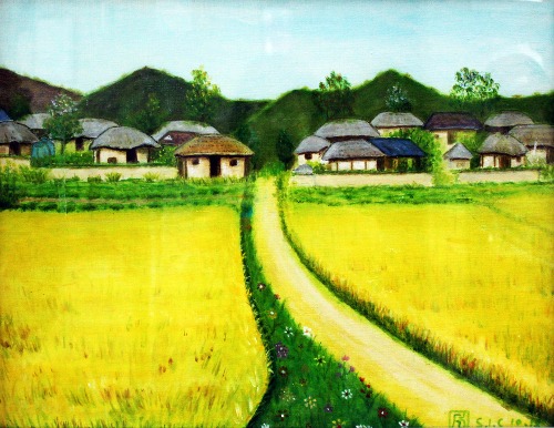 송인식 / 어느 시골 마을의 모습